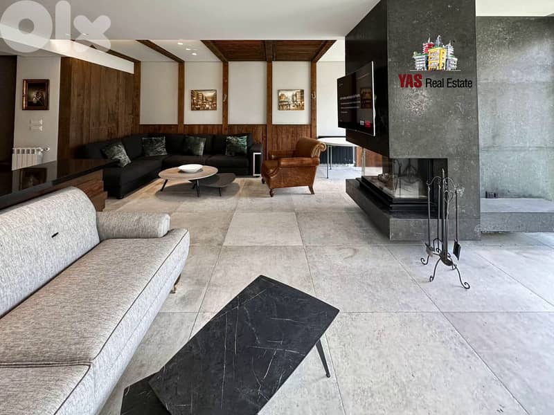 Faqra / RedRock 235m2 | 230m2 Garden | Duplex Chalet | Decorated | PA 4