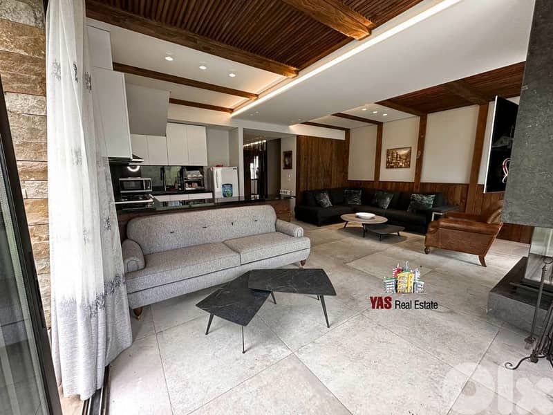 Faqra / RedRock 235m2 | 230m2 Garden | Duplex Chalet | Decorated | PA 6