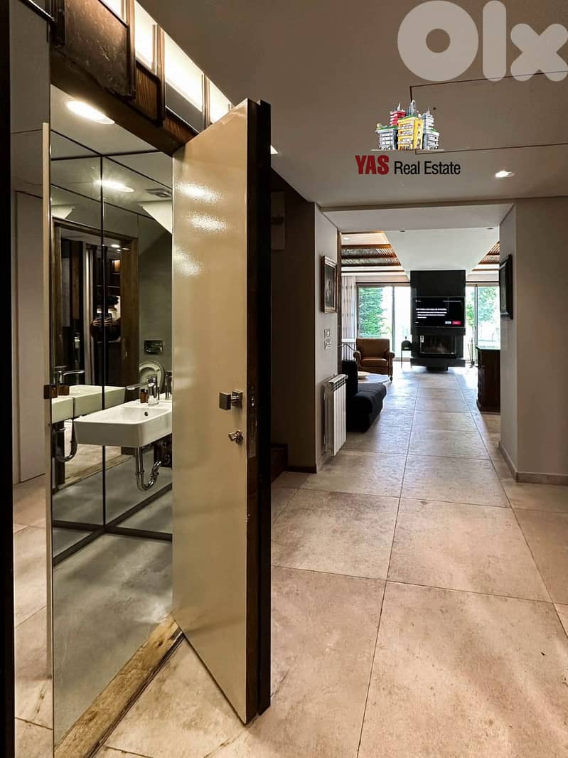 Faqra / RedRock 235m2 | 230m2 Garden | Duplex Chalet | Decorated | PA 15