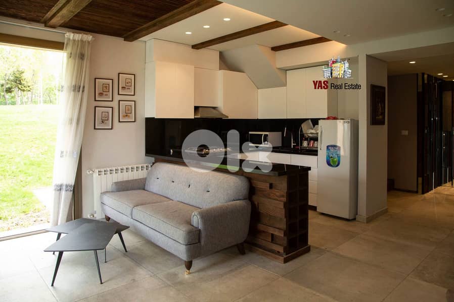 Faqra / RedRock 235m2 | 230m2 Garden | Duplex Chalet | Decorated | PA 17