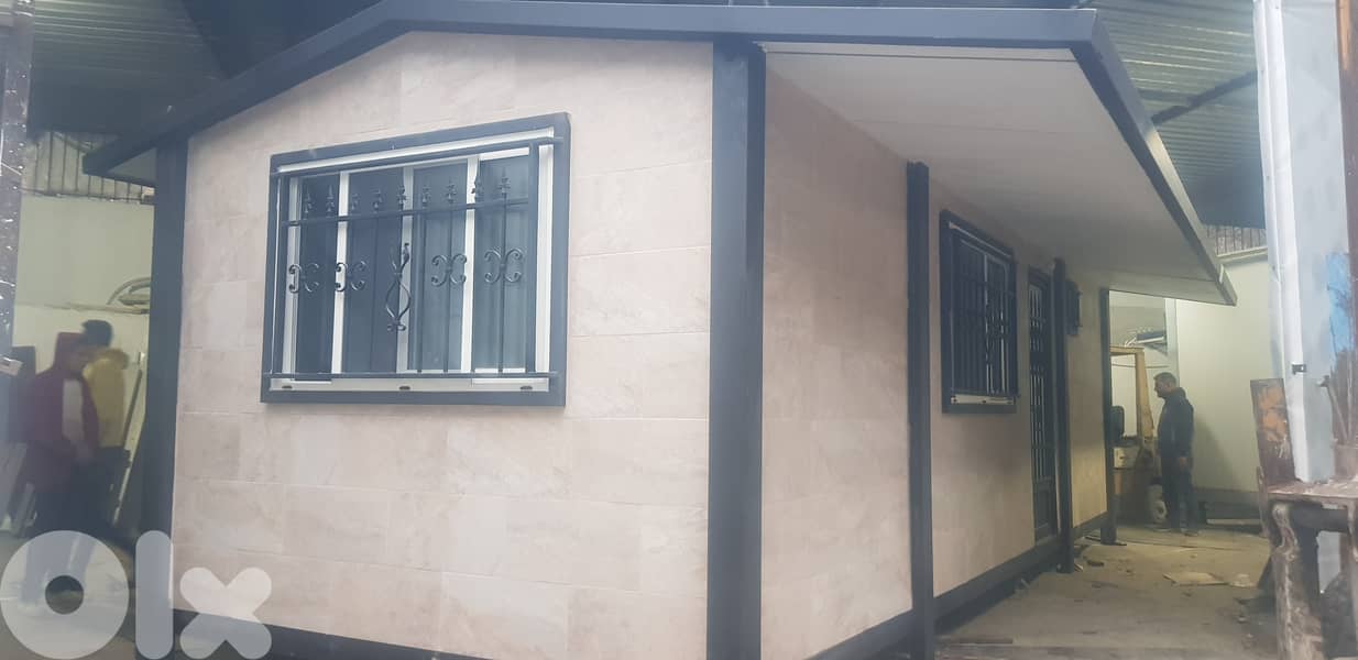 Prefabricated house 7mx3.5m - بيوت جاهزة 0