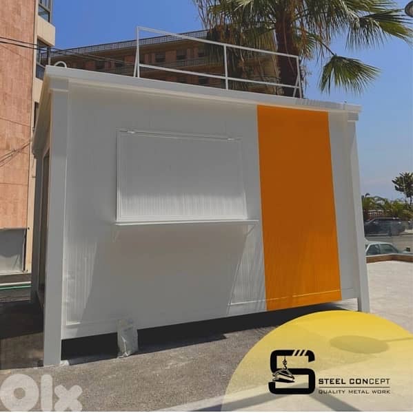 kiosk prefabricated house all size - بيوت جاهزة SPECIAL PRICE 0