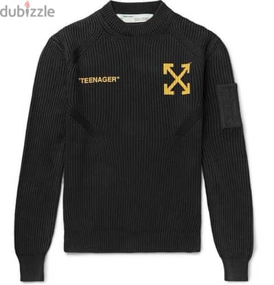 Off white crew neck size L