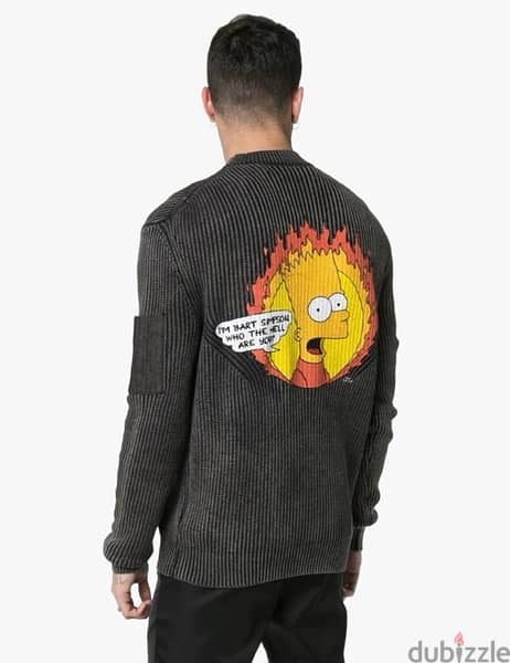 Off white crew neck size L 1