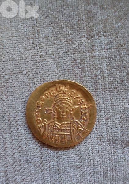 Ancient Eastern Roman Gold Coin Emperor Leo I year 457 AD weight 4.4 g 0