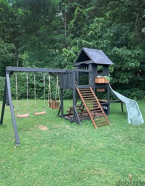 Custom backyard playground ,, playsets , . swings , garden jungle gym 14