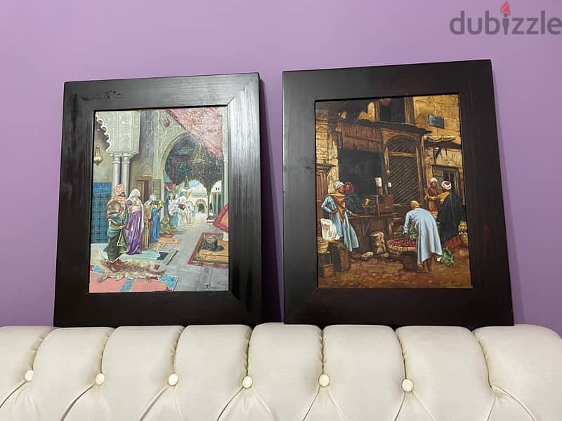 2 oil paintings 0