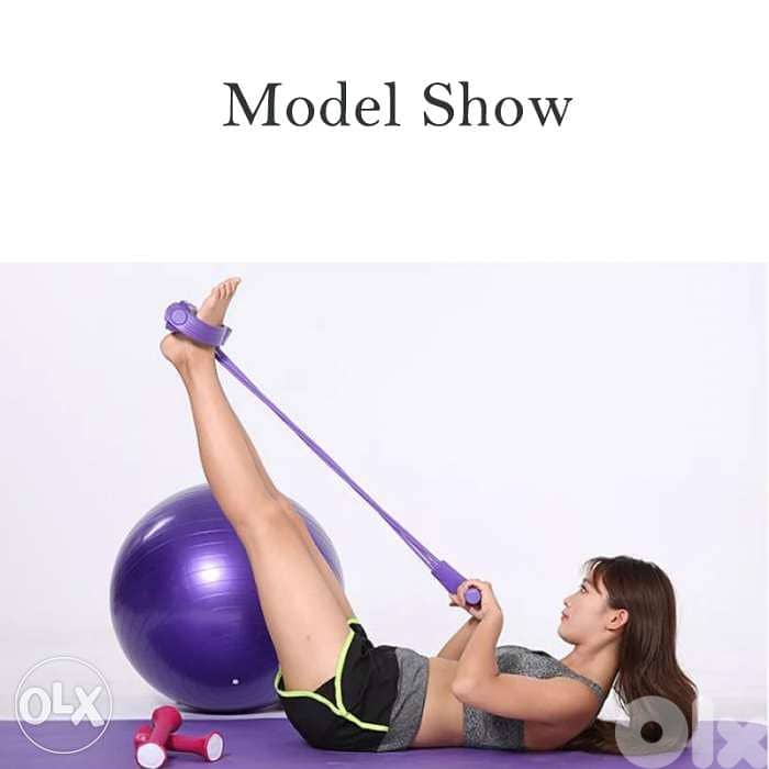 WOYYHO 2 Tubes Rower Belly Resistance 0