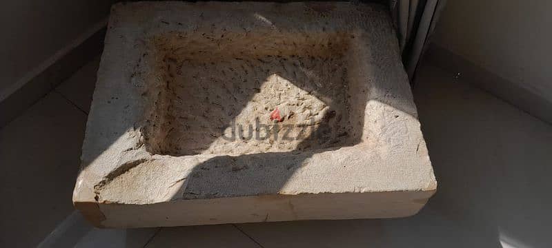 جرن حجر دق ايد قديم جدا ملمع و منضف 1