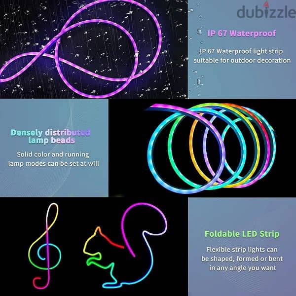 Smart Rgb Neon rope strip lights 3