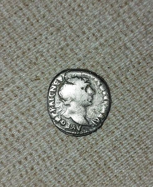 Trajan Roman   silver Denarius Ancient Roman coin 98 _117 AD 0