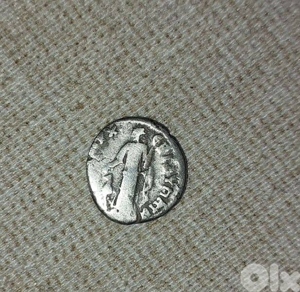 Trajan Roman   silver Denarius Ancient Roman coin 98 _117 AD 1
