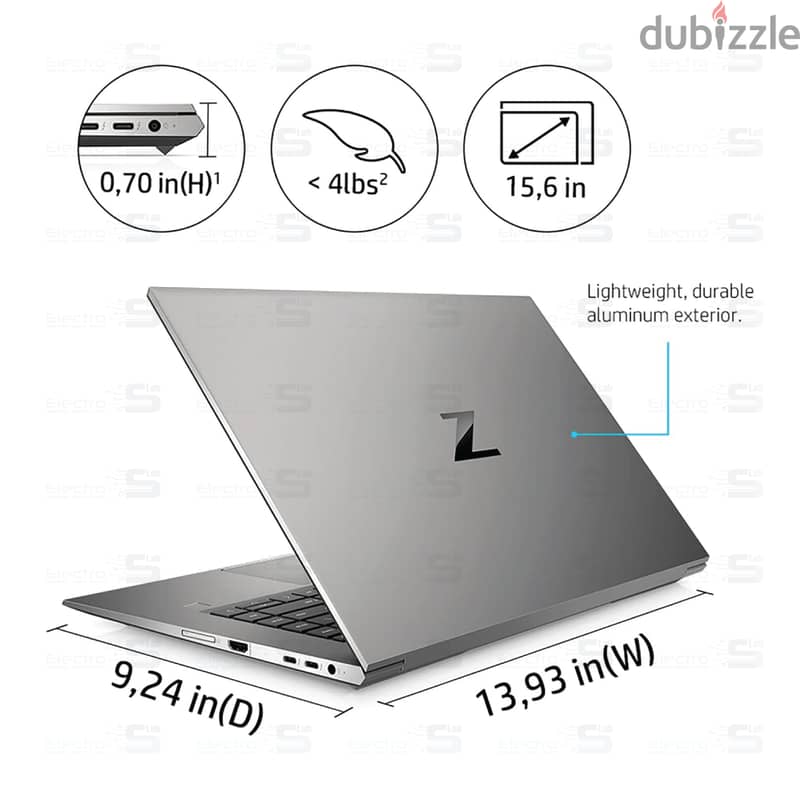 CTO HP ZBOOK Workstation STUDIO i7 1tb Nvme Nvidea RTX A2000 1