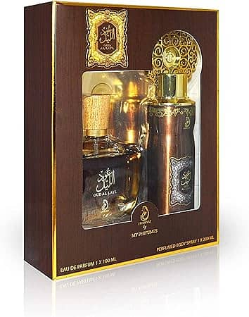 ARABIYAT Oud Al Layl Gift Set (1 x EDP 100ml, 1 x Perfumed Body Spray 0
