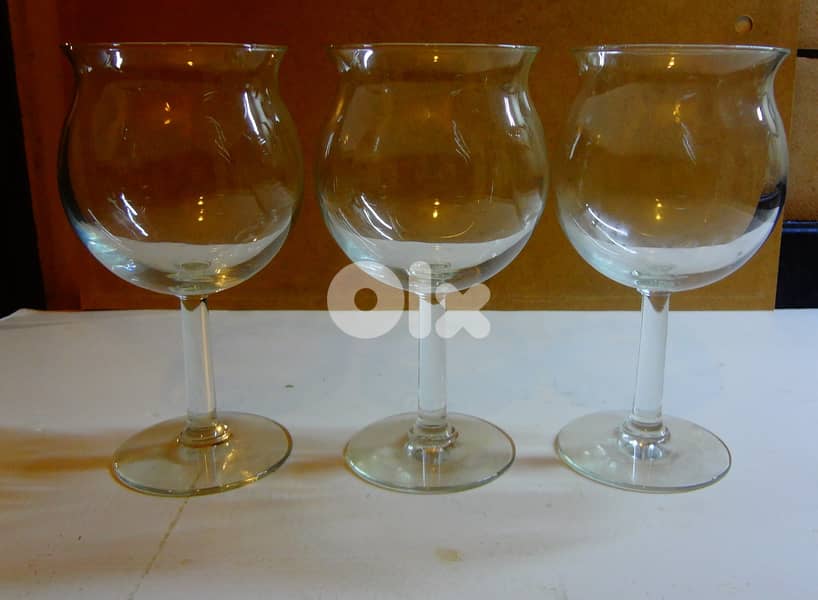 Drink / cocktail glasses set of 3 0