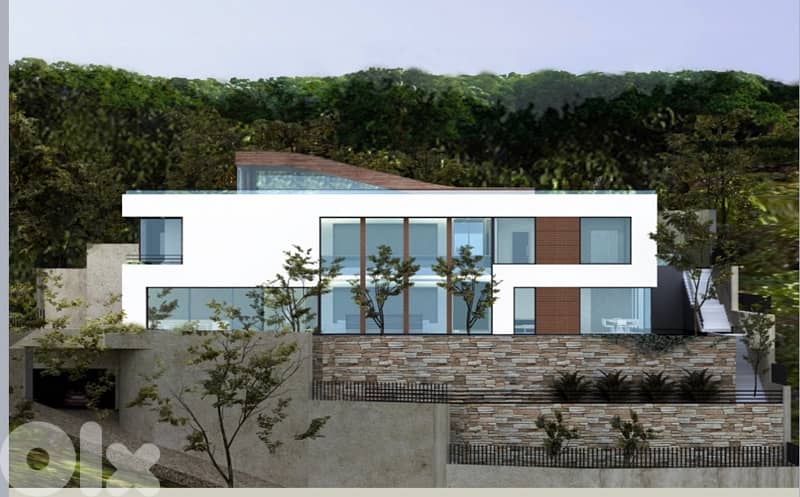 1000SQ LAND IN BEIT MERRY SEA VIEW WITH PERMIT 0