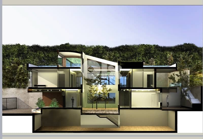 1000SQ LAND IN BEIT MERRY SEA VIEW WITH PERMIT 1