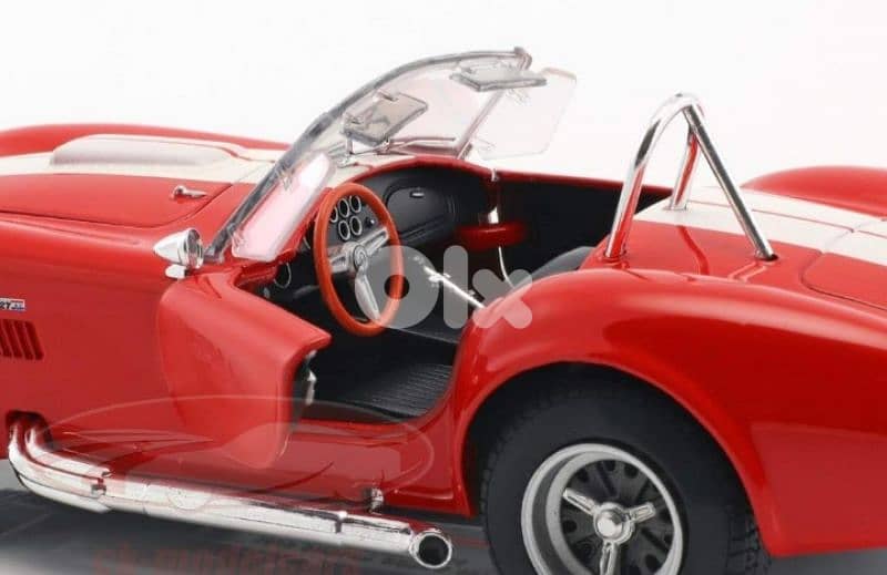 Shelby Cobra 427 SC  1965 diecast car model 1;24 6