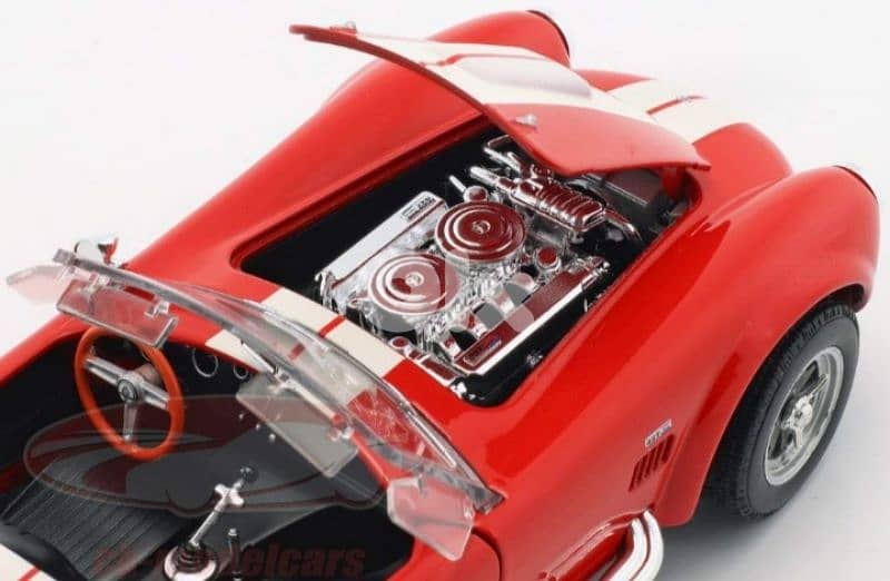 Shelby Cobra 427 SC  1965 diecast car model 1;24 7