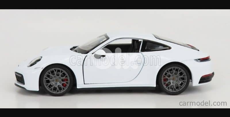 Porsche 911(992) Carrera 4S diecast car model 1;24 1