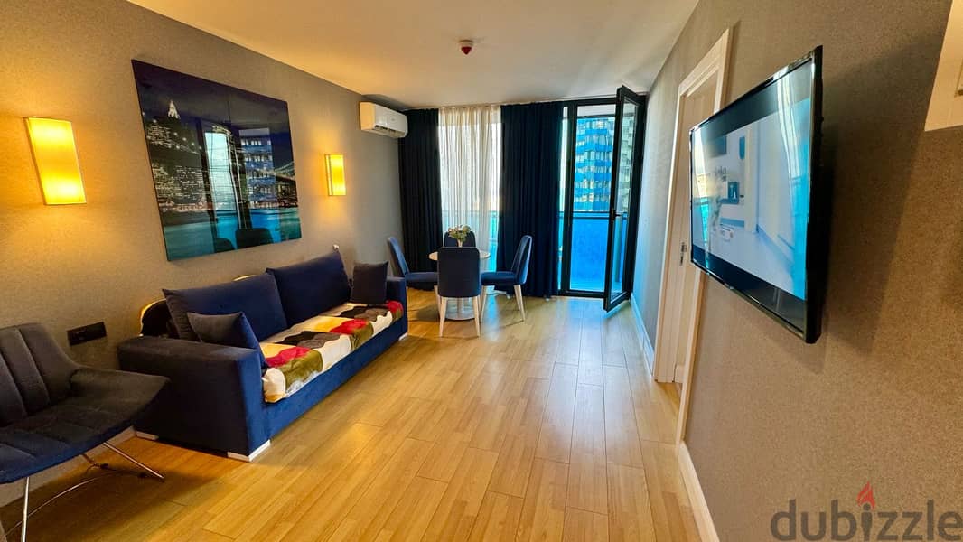 45 SQM Furnished Studio in Batumi, Georgia with Panoramic Sea View 0
