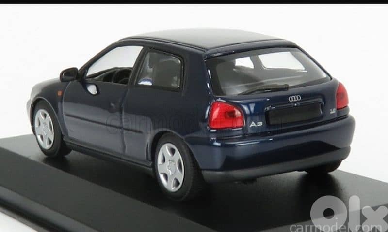 Audi A3 1996 diecast car model 1;43. 2
