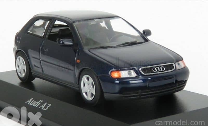 Audi A3 1996 diecast car model 1;43. 3