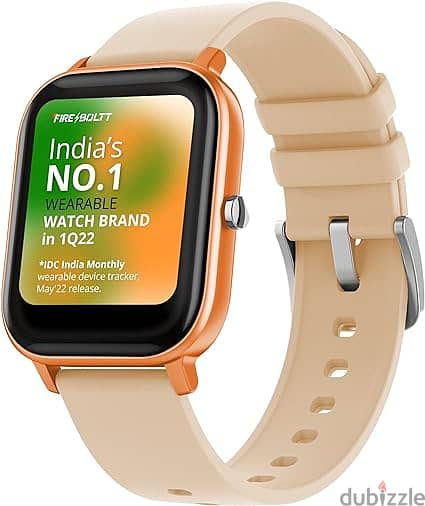 Fire-Boltt Spo2 Full Touch 3.56 Cm (1.4 Inch) Smart Watch 400 Nits Pea 0