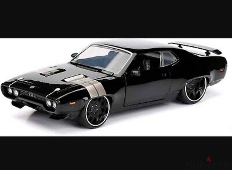 Plymouth GTX (Fast and Furious 8) diecast car model 1:24. 0
