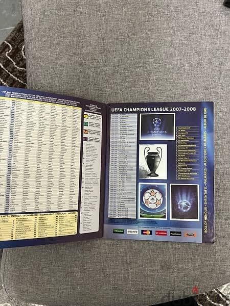 UEFA champions league Panini 2