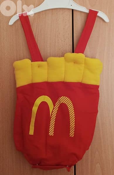 Berbara Boy or Girl Macdo Burger Fries Baby Uniform 2