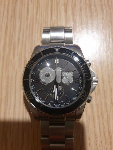 Victorinox Maverick Chronograph Date Black Dial 241695 0