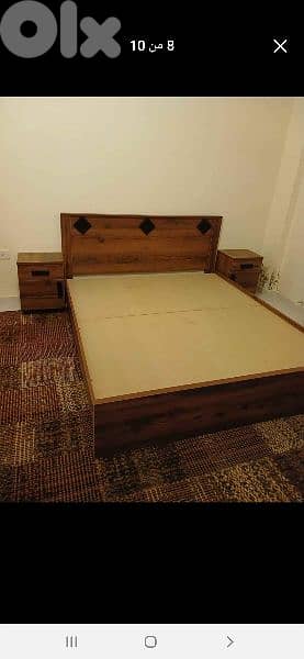 تخت مجوز 170 سم مع كمود صغار اتنين 0