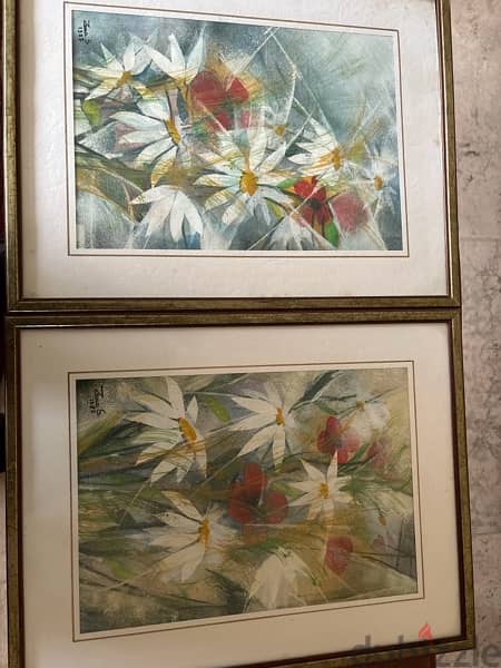 set of 2 paintings 0