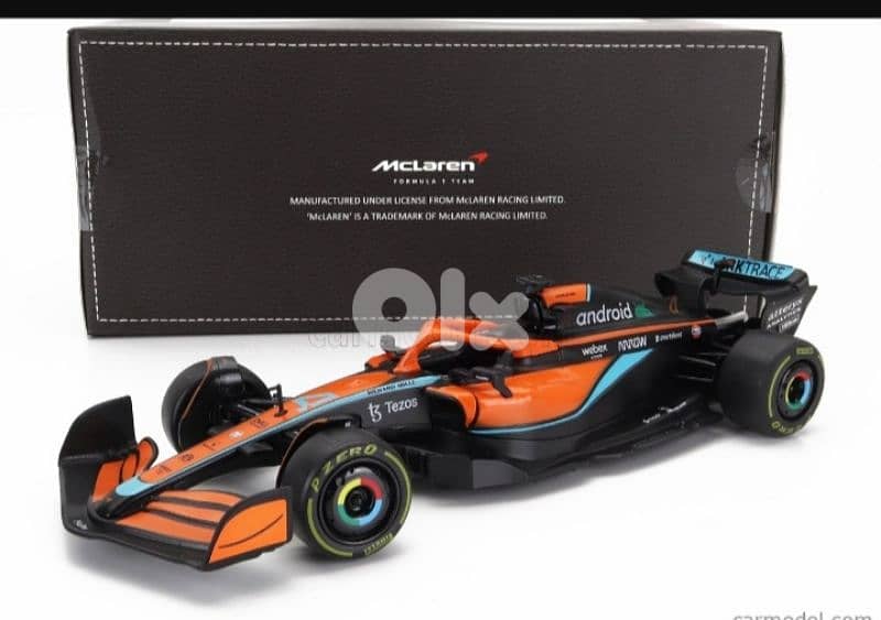 Mclaren MCL36 F1 diecast car model 1:24. 0