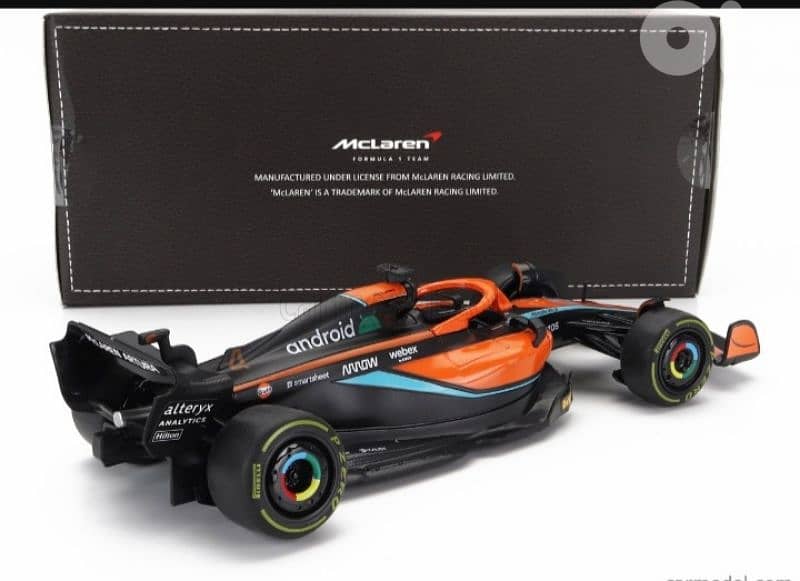 Mclaren MCL36 F1 diecast car model 1:24. 1