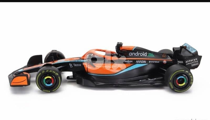 Mclaren MCL36 F1 diecast car model 1:24. 3