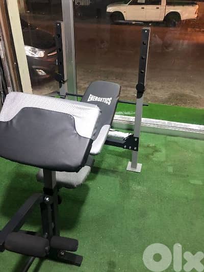 Adjustable Bench plus rack New from GEO SPORT 03027072
