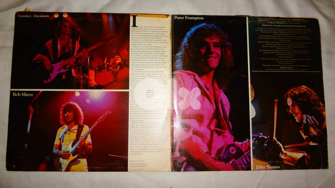 Frampton comes alive ! vinyl gatefold 2