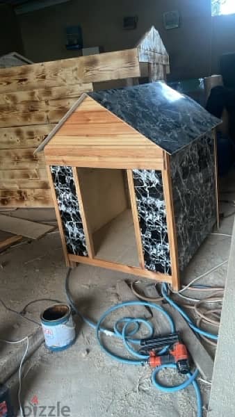 Wooden Dog Houses بيوت كلاب 15