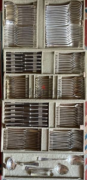 Christofle 168 pc silver plated cutlery in excellent condition