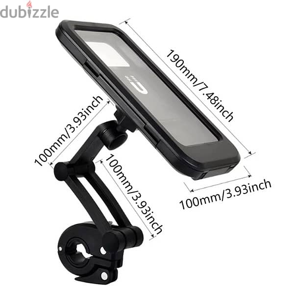 Phone holder for motorcycle and bicycle 3
