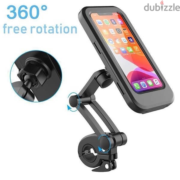 Phone holder for motorcycle and bicycle 6
