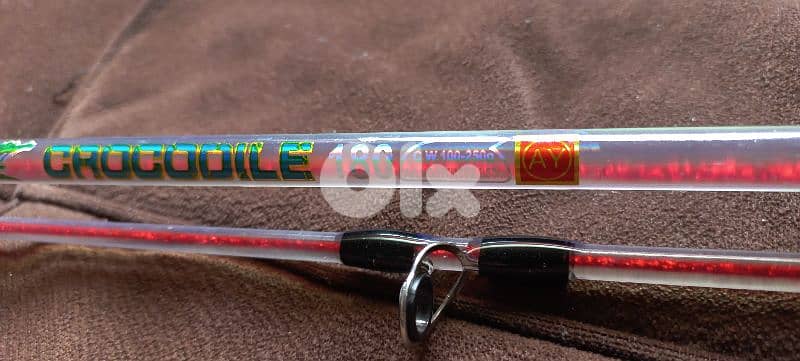 new fishing rod 1.80 cm crocodile 2