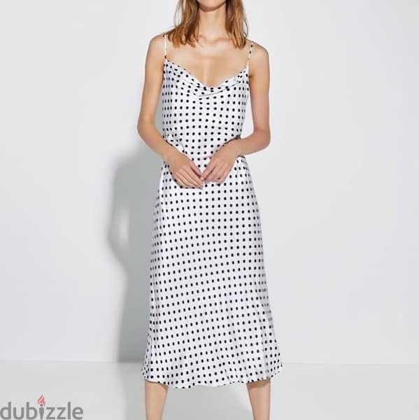 Zara polka dot dress 0