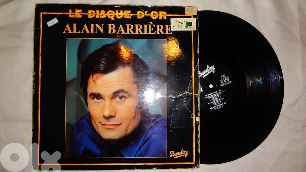Alain Barriere disque d or vinyl 0