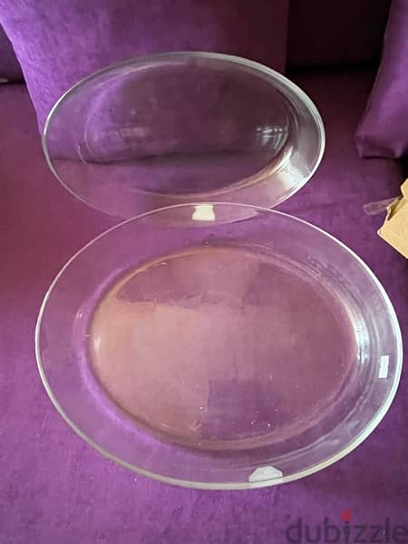 2 platers (big& small)  Luminarc 1