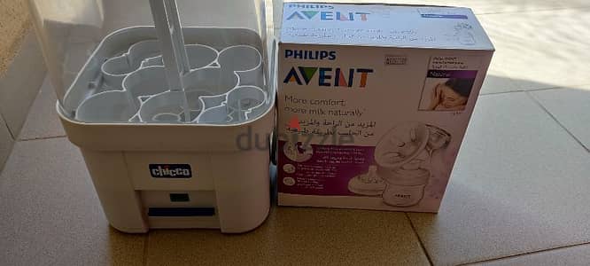 حلابه حليب فيلبس مع مكنه تعقيم