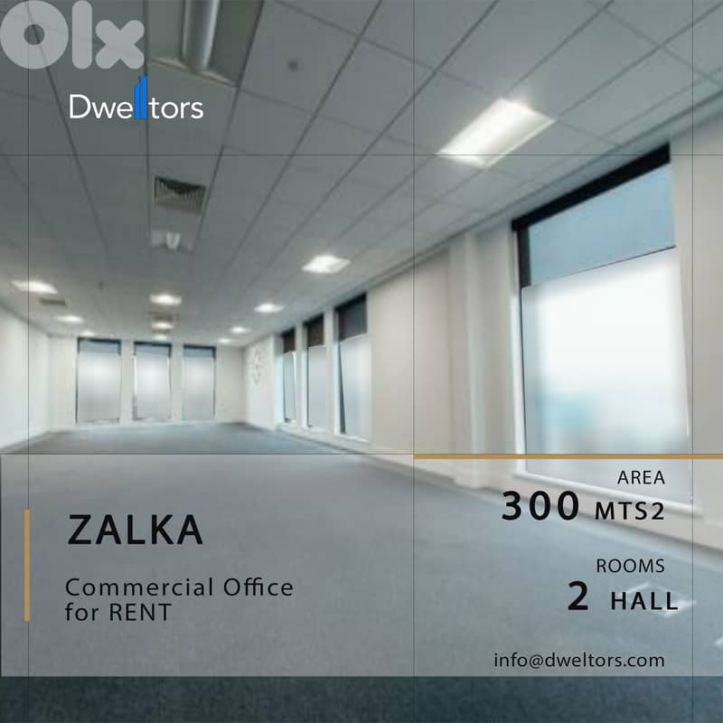 Office for rent in ZALKA - 300 MT2 - 2 Rooms 0