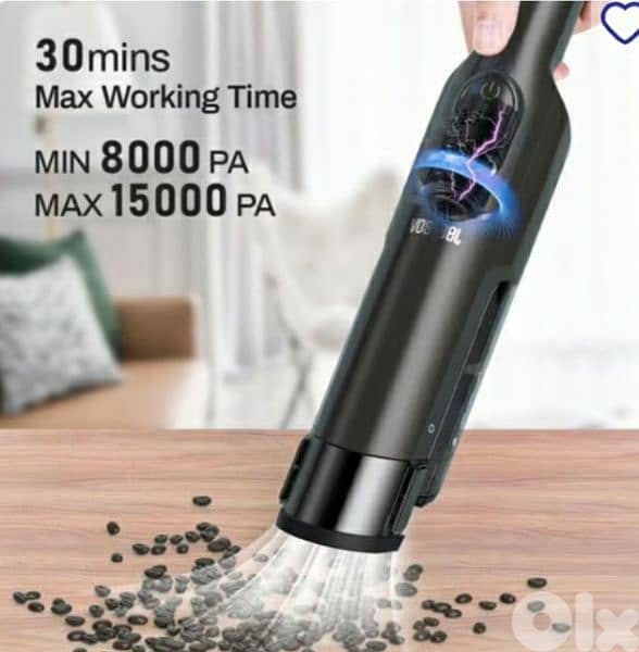 VOSFEEL J10 Handheld Vacuum Cleaner, Battery 160 W,/4$ delivery 1